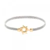 Pulsera Mountain Rígida Acero Bicolor