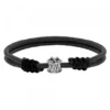 Pulsera Tambor Charm Plata con Nylon a elegir