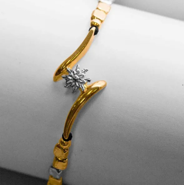 Pulsera Tximist de Plata Bicolor