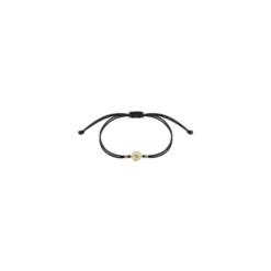 Pulsera Zero Oro 18kt. y Macramé
